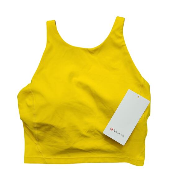 NWT Lululemon Align High-Neck Tank Maize Yellow Size 10 - Picture 1 of 4